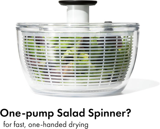 Lettuce dryer spinner for fresh greens