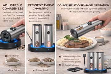 How to Use an Electric Salt and Pepper Grinder Set (Step-by-Step Guide)