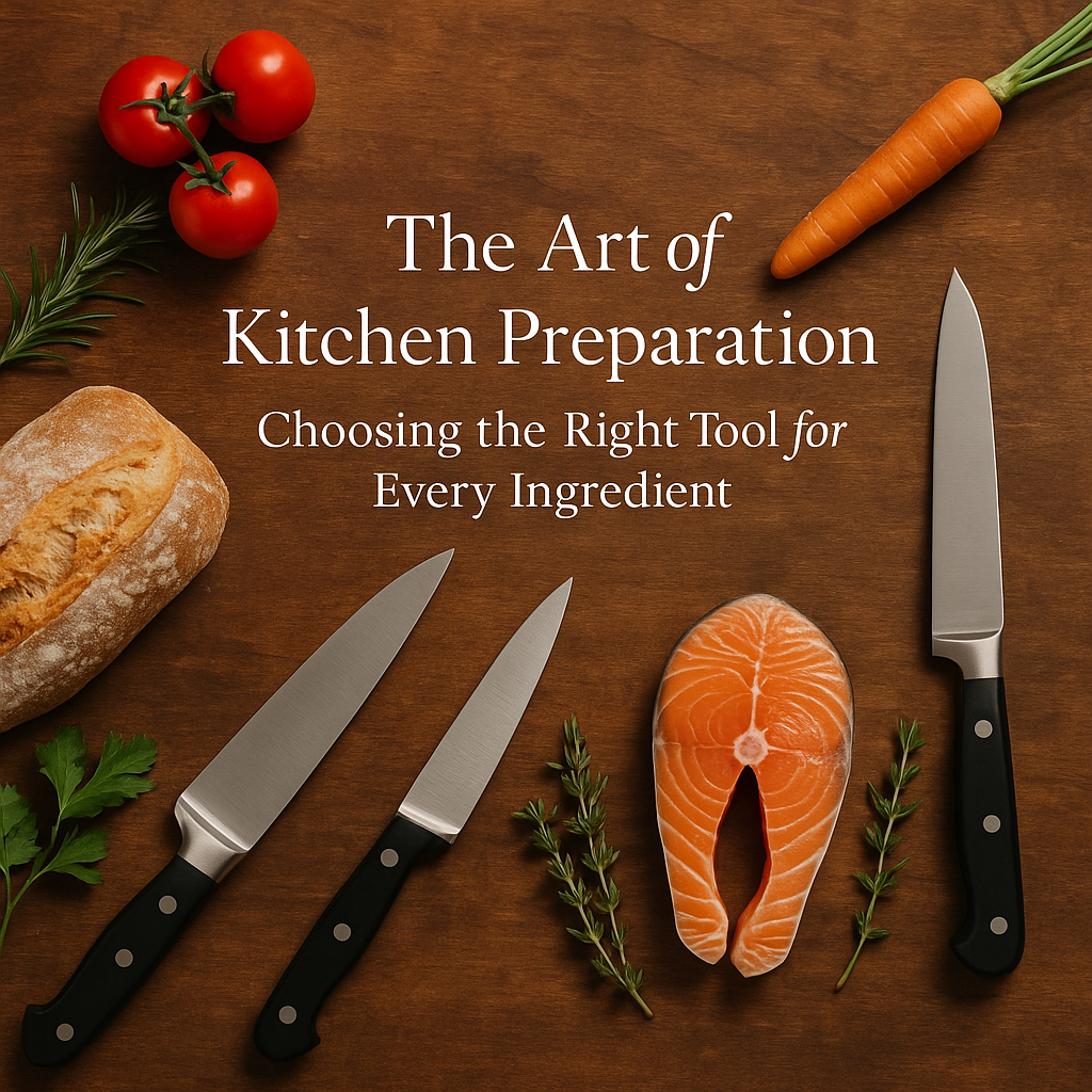 The Art of Kitchen Preparation: Choosing the Right Tool for Every Ingredient