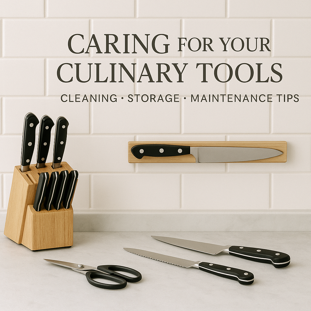 How to Care for Your Culinary Tools: Cleaning, Storage & Maintenance Tips