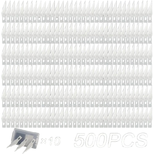 No.11 Stainless Steel Engraving Blade – Precision Pointed Utility Knife for Paper Cutting, Carving, Film Application & Daily DIY Use