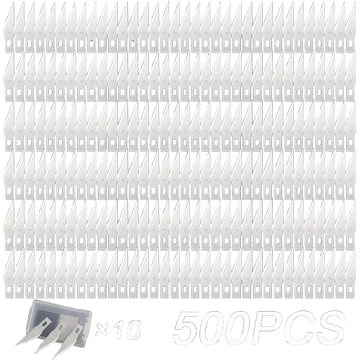 No.11 Stainless Steel Engraving Blade – Precision Pointed Utility Knife for Paper Cutting, Carving, Film Application & Daily DIY Use