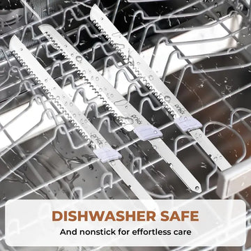 SUSTEAS Electric Knife with 2 Stainless Steel Blades – Serrated Edge for Effortless Carving of Meat, Turkey, Bread & Ribs