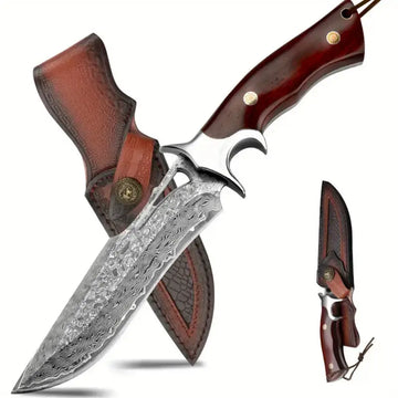 1pc High-Hardness Outdoor Straight Knife – Fixed Blade EDC Survival Knife for Mountaineering, Hiking, and Tactical Outdoor Adventures