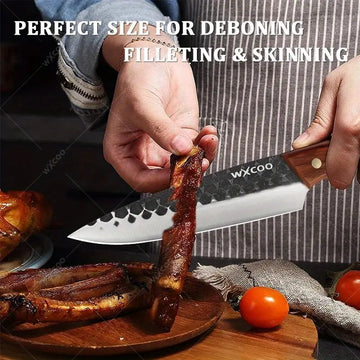 1–5pcs Professional Kitchen Chef Knife Set – Stainless Steel Boning, Multipurpose Utility, Vegetable Chopper & Barbecue Knife for Home and Outdoor Use