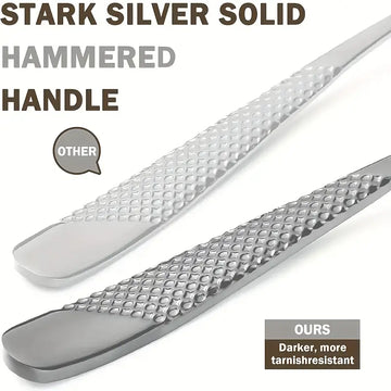 Ultra-Sharp Serrated Western Steak Knife Set – 6/10pcs, Thickened Stainless Steel, Dishwasher Safe