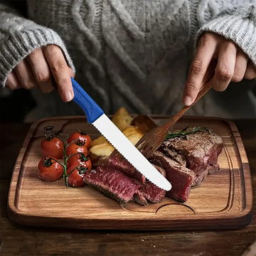 12pcs Multi-Functional Tomato & Dessert Knife Set – High-Quality Stainless Steel, Sharp Blades for Fruit, Vegetable, Cheese & Bread, Dishwasher Safe