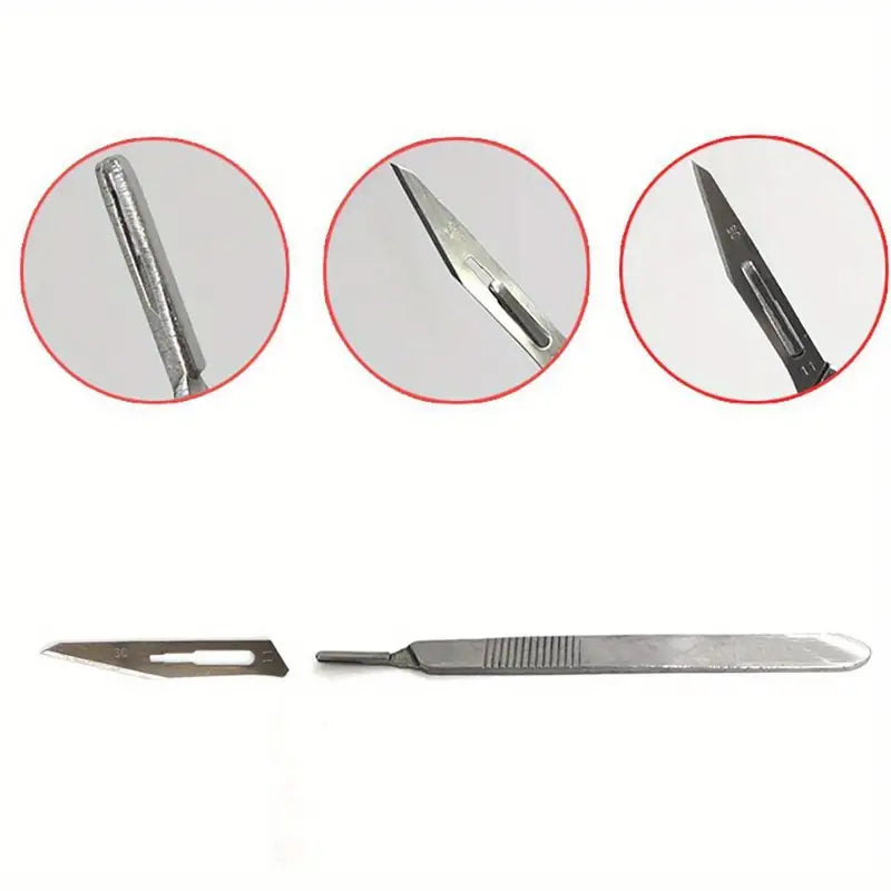 83pcs Craft Carving Knife & Blade Set with 2 Handles & Storage Box – 80 Precision Blades (#10 #11 #12 #15 #20 #22 #23 #24) for DIY Carving, Plant Trimming, Grafting & Model Making