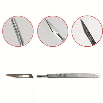 83pcs Craft Carving Knife & Blade Set with 2 Handles & Storage Box – 80 Precision Blades (#10 #11 #12 #15 #20 #22 #23 #24) for DIY Carving, Plant Trimming, Grafting & Model Making