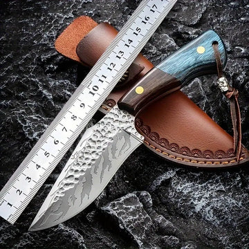 Stainless Steel Forged Pocket Knife – Ideal for Camping, BBQ, and Hunting