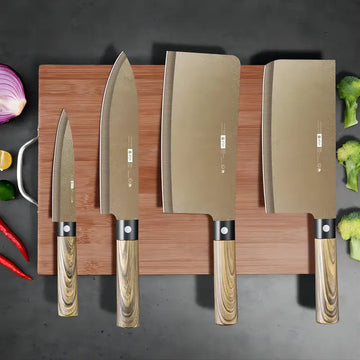 4-Piece Premium Kitchen Knife Set – Carving, Butchering, Boning & Fruit Knives for Home, Camping, and BBQ
