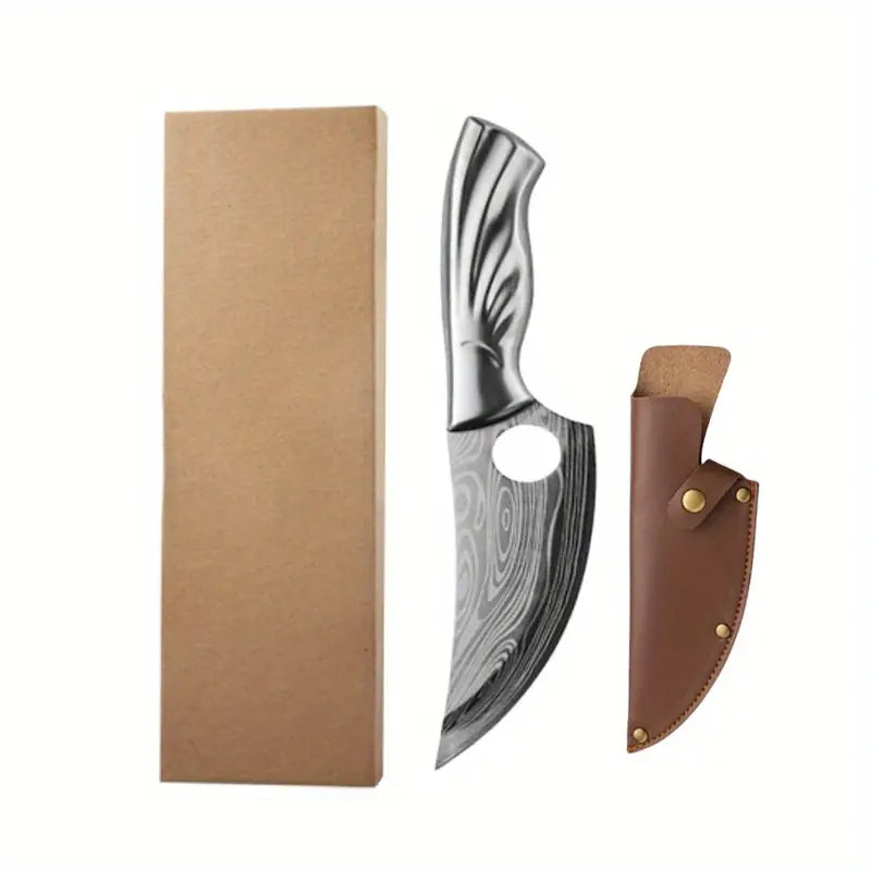 5.5-inch Hand Forged Kitchen Knife – Meat Slicing, Boning, and Utility Butcher Knife