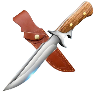 10.8-inch Fixed Blade Scabbard Hunting Knife – Jungle Explorer Survival Camping Knife for Men