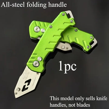 1pc Outdoor Industrial Utility Knife – Folding Handle with Detachable Spear Tip & Asymmetric Blade for Art, Crafts, Model Making, Collage, and Hobby Projects