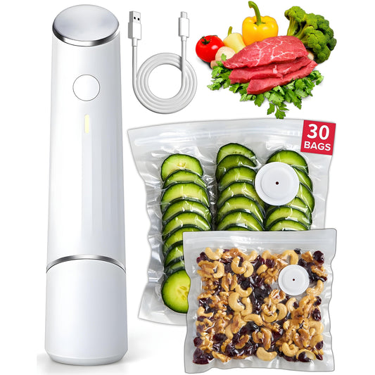 Portable Handheld Vacuum Sealer Machine – Compact Food Vacuum Sealer for Meat, Vegetables & Food Storage