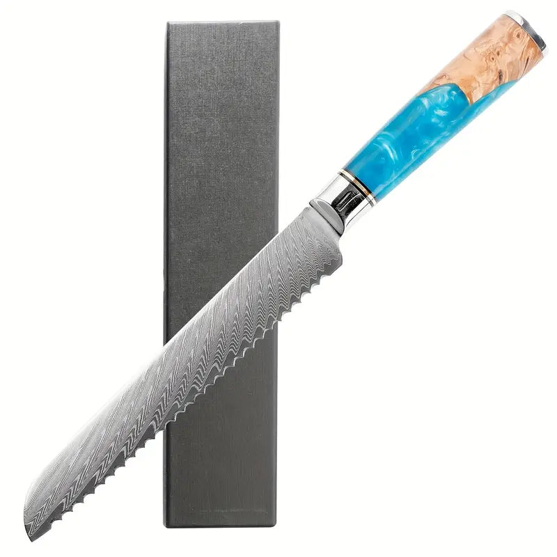 Professional 8-Inch VG10 Damascus Chef Knife – Multi-Purpose Kitchen Knife for Meat & Vegetables
