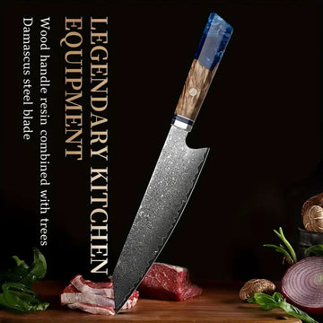 Professional Damascus Steel Kitchen Knife – VG10 High Carbon Stainless Steel