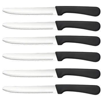 6/12pcs Steak Knife Set – Sharp Reusable Tomato & Dinner Knives, Premium Stainless Steel Blades, Dishwasher Safe, Perfect for Meat, Vegetables, Fruits, Bread, Home, Restaurants & Outdoor Picnics
