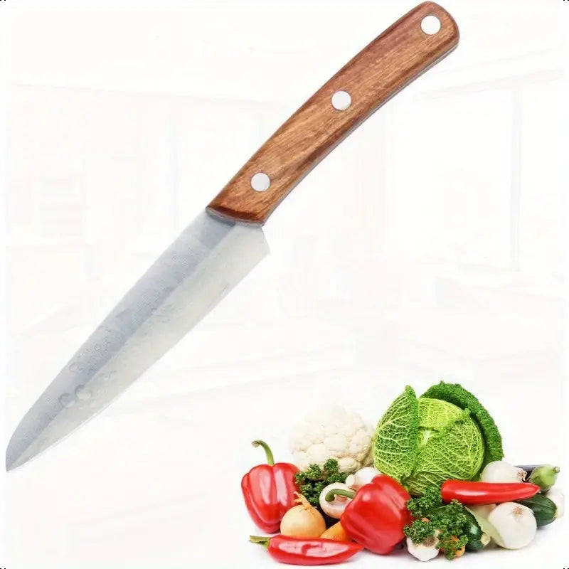 Leize 4.6-Inch Professional Chef Paring Knife – Ultra Sharp High Carbon Stainless Steel Blade with Non-Slip Grip – Ideal for Fruit, Vegetables, Garnishing, and Decorating – Elegant Gift Box Included