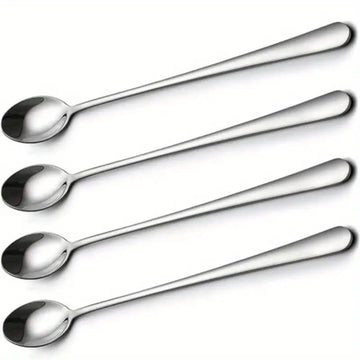 Stainless Steel Long Handle Spoons Set of 4 – 9