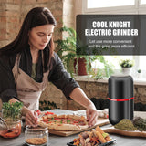 Electric Spice Grinder Stainless Steel, Powerful Coffee and Nut Grinder with Large Capacity, One-Button Operation, Fine to Coarse Grinding
