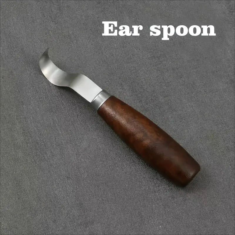 3-Piece Wood Carving Knife Kit with Curved and Straight Blades