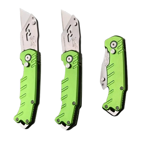 1pc Outdoor Industrial Utility Knife – Folding Handle with Detachable Spear Tip & Asymmetric Blade for Art, Crafts, Model Making, Collage, and Hobby Projects