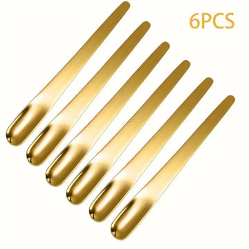6PCS Stainless Steel Dessert Spoons Set - Premium Quality Cutlery