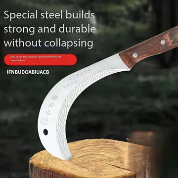 Heavy-Duty Gardening Knife – Sharp Alloy Steel Tool for Lawn, Weeding & Crop Cutting