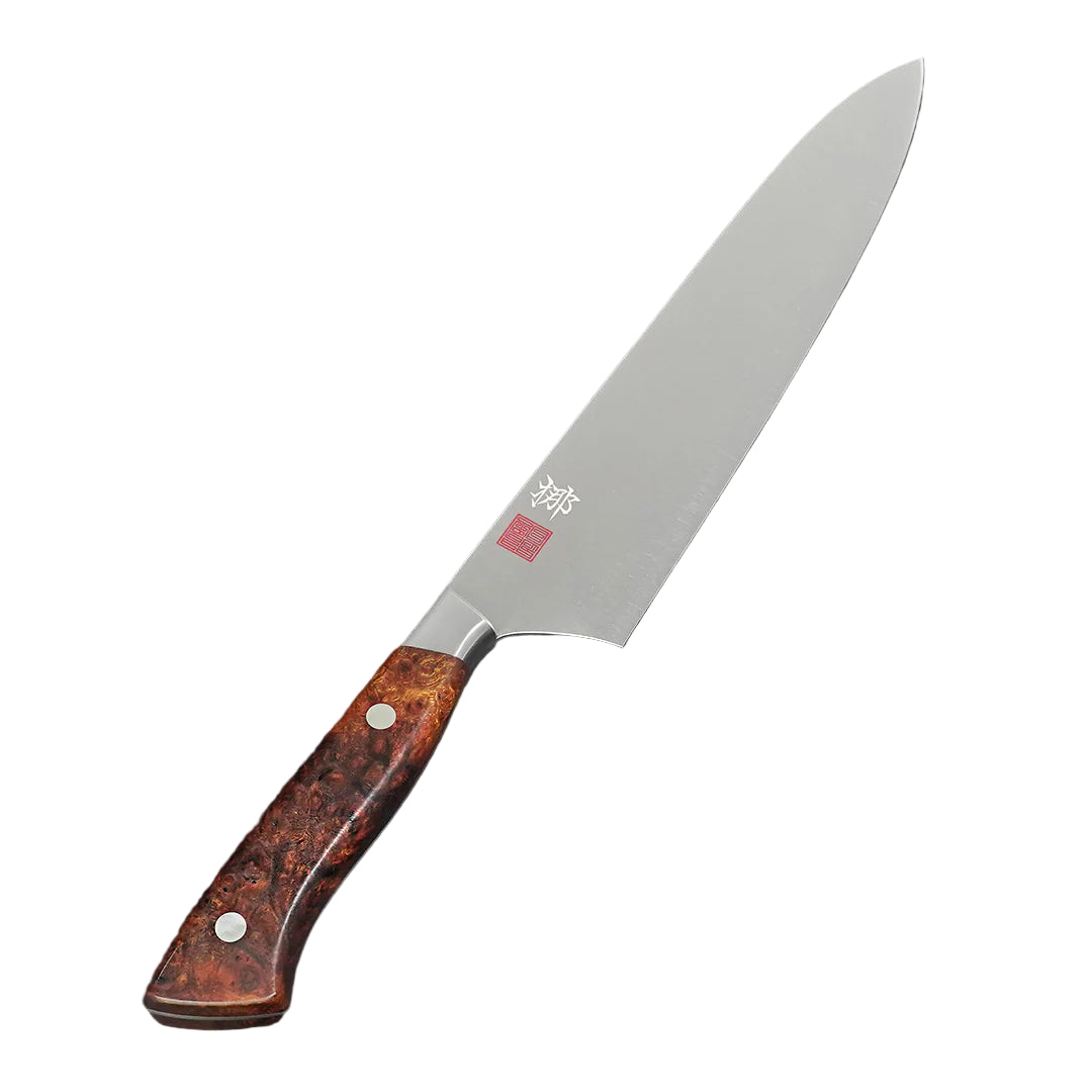 210mm Desert Ironwood Knife with Saya Cover – Premium Handle