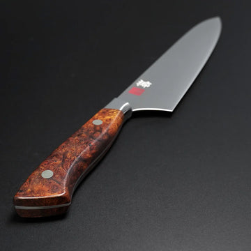 210mm Desert Ironwood Knife with Saya Cover – Premium Handle