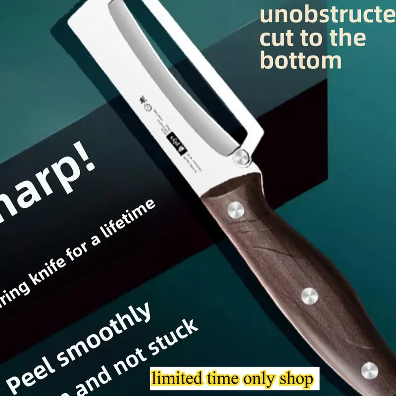 Stainless Steel Kitchen Knife Set – Commercial Sugarcane Peeler, Pineapple Cutter & Watermelon Spatula