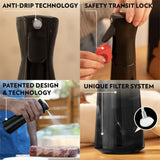Glass Olive Oil Sprayer for Cooking, Refillable Oil Spray Bottle with Portion Control, Continuous Fine Mist Oil Sprayer for Air Fryer, Salad & BBQ – 200ml