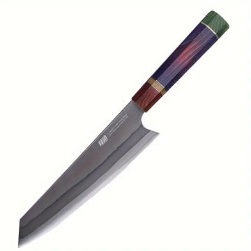 8-Inch Chef’s Knife – 440C Steel Blade with Wood Handle (Random Color)