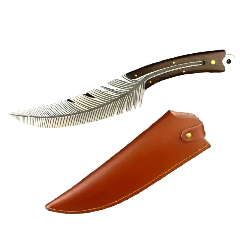Handmade Chef’s Knife – Sharp Ergonomic Blade for Meat & Vegetables, Ideal for Camping & Kitchen Use