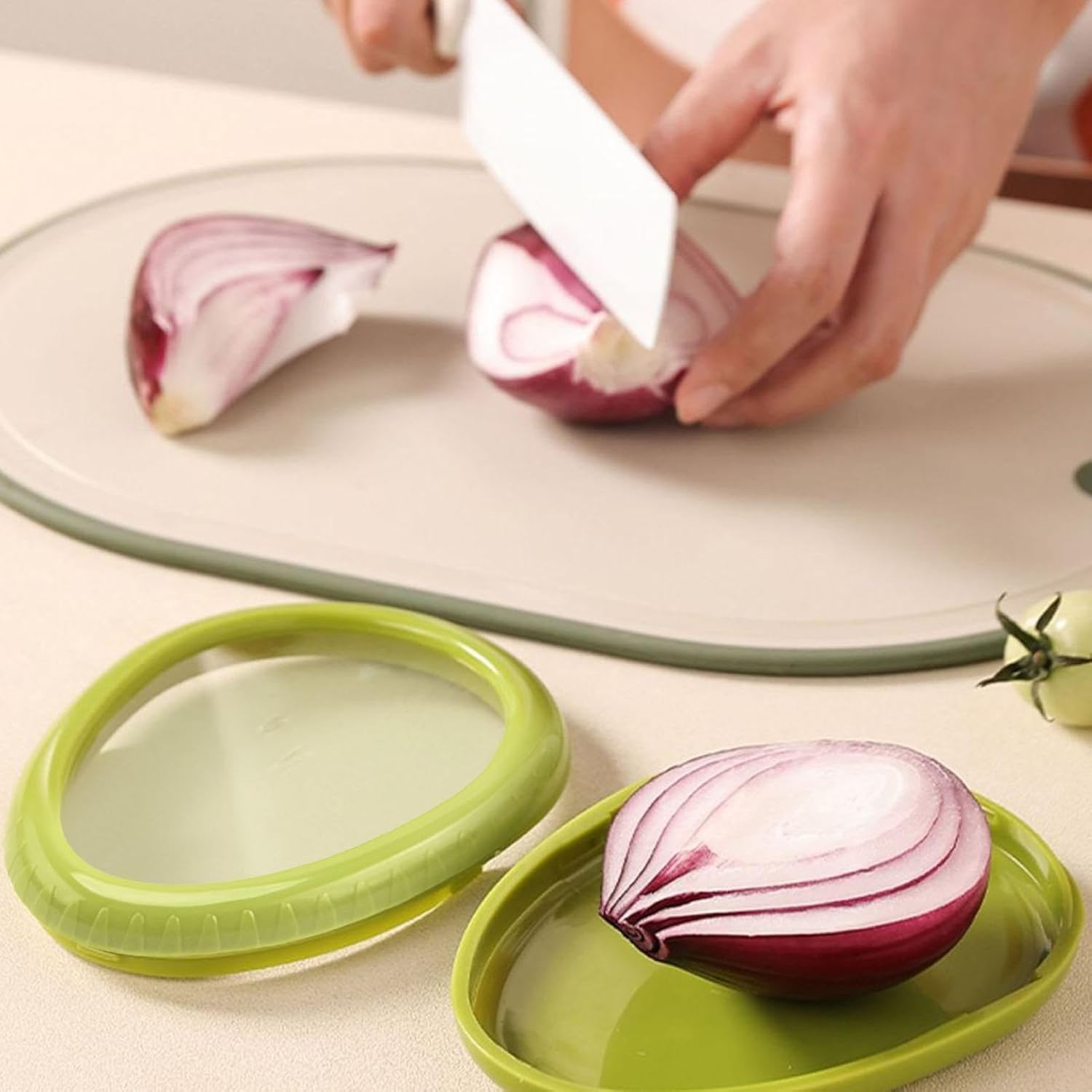 avocado slicer cutter and storage container set