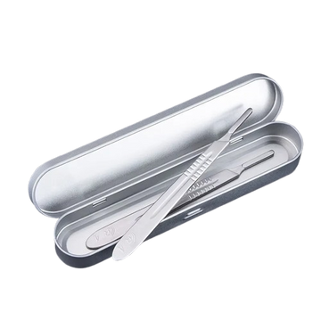 64pcs Carved Craft Knife Blade Set with Unique Handles – 60 Blades with 7-Inch Extended Handles & Metal Storage Box for DIY Carving, Art, Mobile Repair, Grafting, and Plastic Trimming