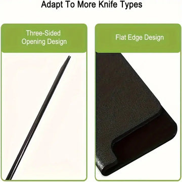4/5/6/10pcs Universal Knife Edge Protectors – Waterproof, Wear-Resistant Felt-Lined Sheaths for Kitchen, Camping, and Outdoor Use