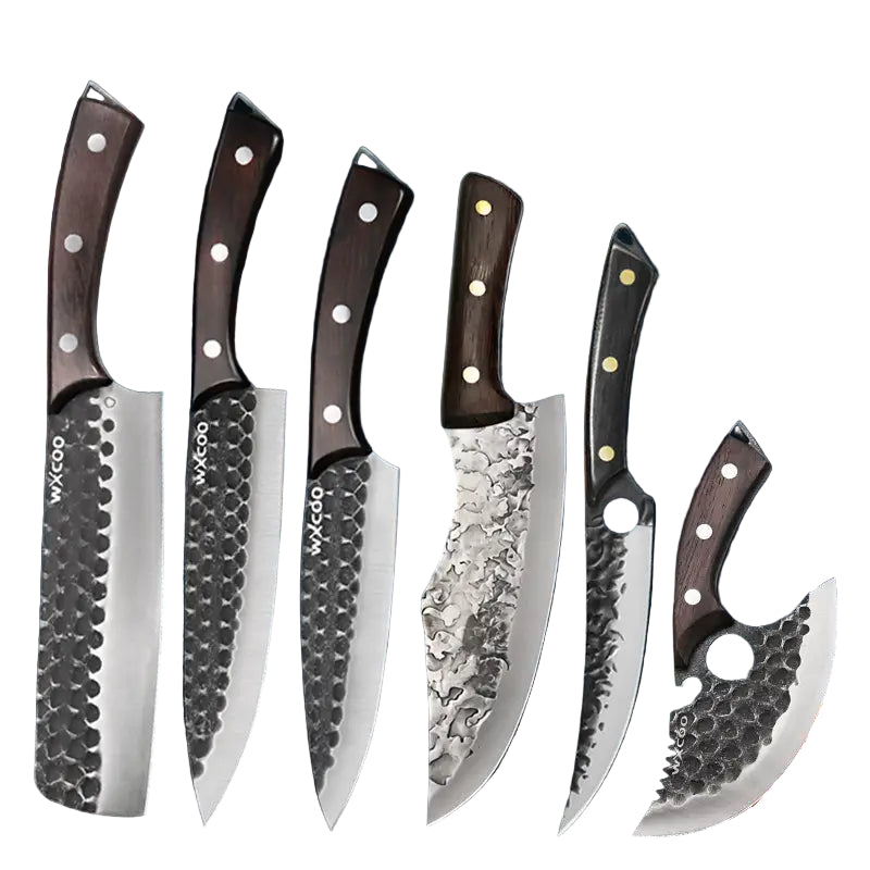 6-Piece Stainless Steel Knife Set – Professional Multipurpose Kitchen Knives with Protective Covers