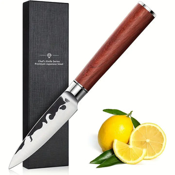 3-Piece 5-Inch Professional Paring Knife Set – Ultra-Sharp Stainless Steel Blade
