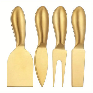 Stainless Steel Cheese & Butter Knife Set – Spreaders and Slicers for Home & Breakfast