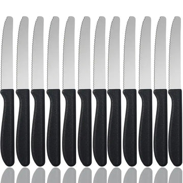 12pcs Multi-Functional Tomato & Dessert Knife Set – High-Quality Stainless Steel, Sharp Blades for Fruit, Vegetable, Cheese & Bread, Dishwasher Safe