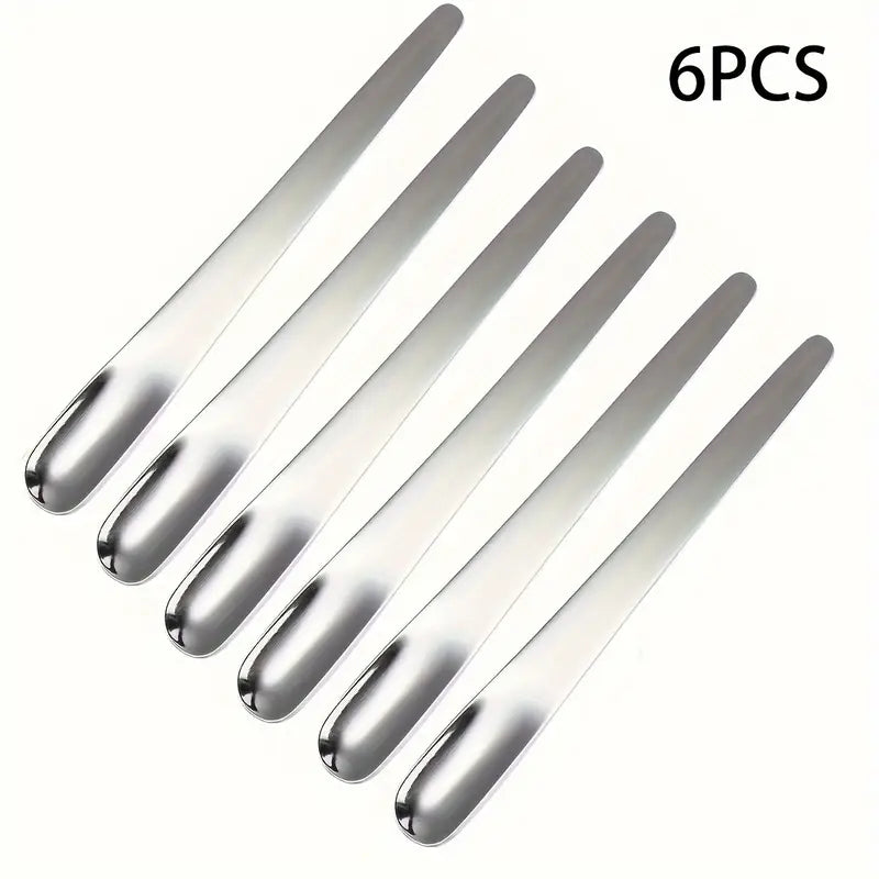 6PCS Stainless Steel Dessert Spoons Set - Premium Quality Cutlery