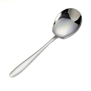 Durable Stainless Steel Serving Spoons – 4pcs Extra Large Set for Home & Restaurant