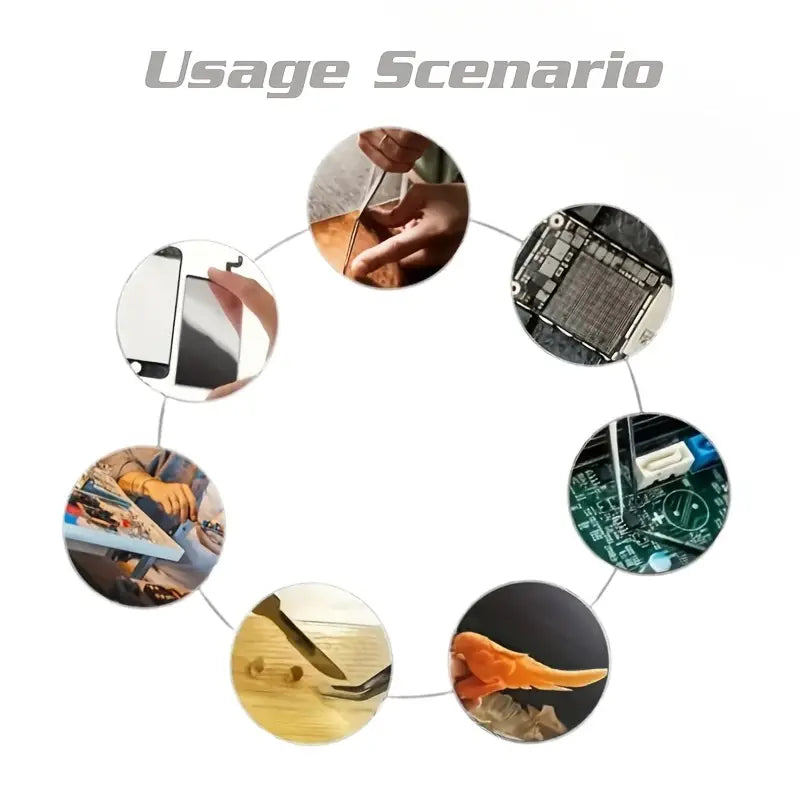 34/44pcs Precision Craft Knife Set – Extended No.7 Handle, Thickened No.3 & No.4 Handles, 40 Carbon Steel Blades (#10 #11 #15 #23) with Iron Storage Box for Engraving, PCB Repair & DIY Projects