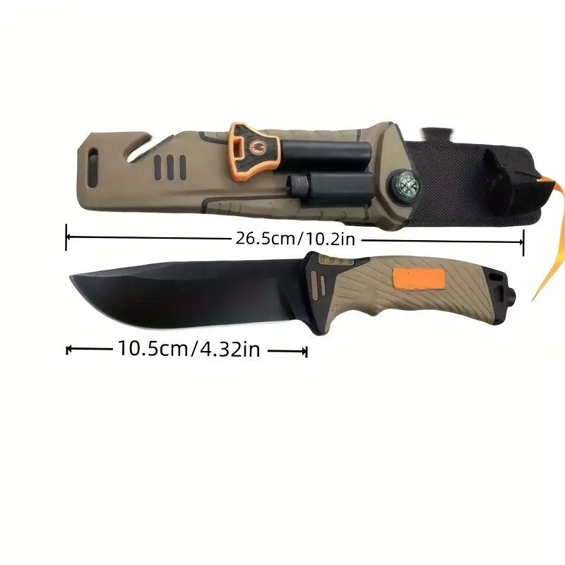 Portable Outdoor Knife – Sturdy Stainless Steel Knife for Picnic Cooking, Mountain Hiking, Camping, and Outdoor Adventures