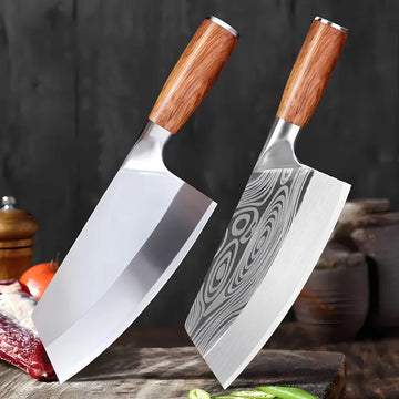 7-Inch Stainless Steel Vegetable & Meat Cleaver – Chef’s Kitchen Knife