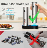 Electric salt and pepper grinder with adjustable coarseness