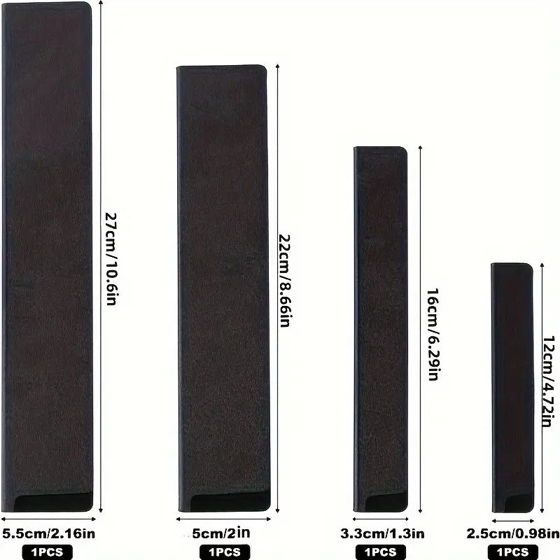 4/5/6/10pcs Universal Knife Edge Protectors – Waterproof, Wear-Resistant Felt-Lined Sheaths for Kitchen, Camping, and Outdoor Use