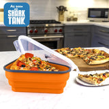 BPA-free silicone pizza storage container for refrigerator use